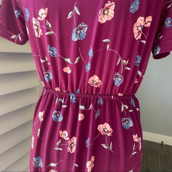 BANANA REPUBLIC FLORAL DRESS SIZE S Petite - Picture 4 of 17